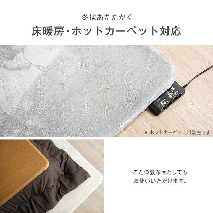 楽天市場】低反発 ラグ 厚手 極厚 25mm フランネル 滑り止め付 防音 