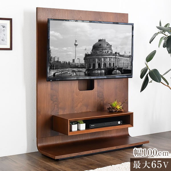 楽天市場】壁寄せテレビスタンド 幅100cm 65インチ対応 スマート配線