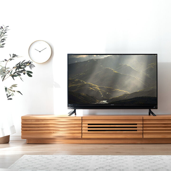 楽天市場】テレビ台 ローボード 幅180cm 国産 完成品 アルダー 無垢 TV  