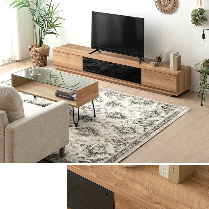 楽天市場】テレビ台 国産 完成品 210cm ローボード TV台 テレビボード 