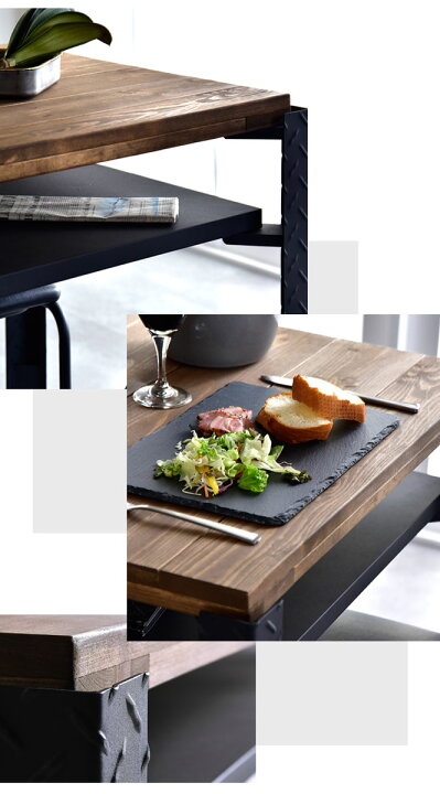 楽天市場】【本日クーポン5%引】 ヴィンテージ ダイニングテーブル 70  