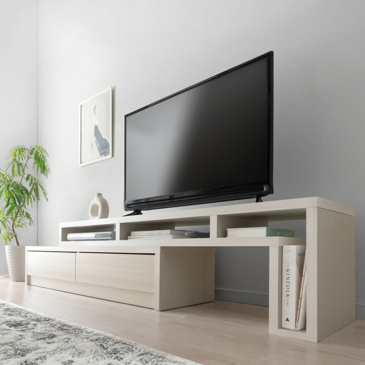 楽天市場】【正午~5%引クーポン】 テレビ台 伸縮 幅155-260cm 完成品 