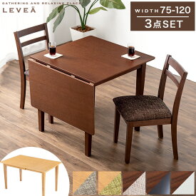 【20時~クーポン5％引】 バタフライ ダイニングテーブルセット 3点 2人掛け 4人掛け 伸縮 ダイニングテーブル チェア 3点セット ダイニングセット 折りたたみ 折り畳み 伸長式ダイニングテーブル 伸長式 テーブル エクステンション バタフライテーブル 2人