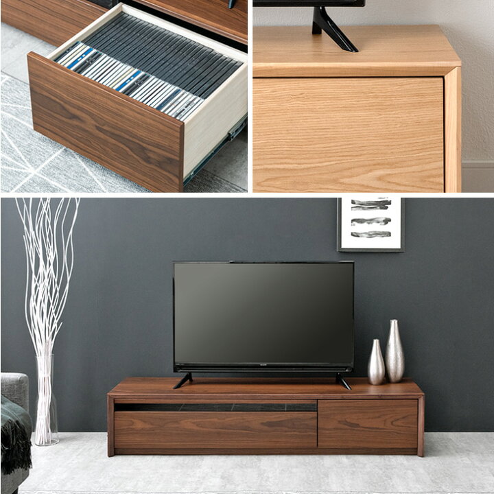 楽天市場】【正午~5％引クーポン】 テレビ台 150cm 完成品 天然木 