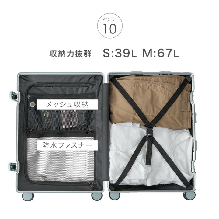 楽天市場】【クーポンで500円引】 楽天1位 多機能 キャリーケース 