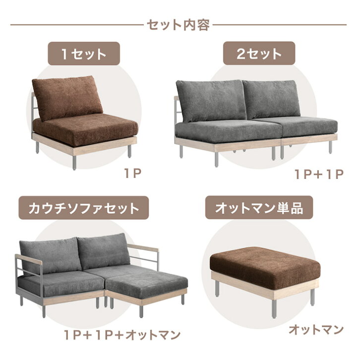 楽天市場】当店組み替えソファ専用 洗える 替えカバー 【商品番号 
