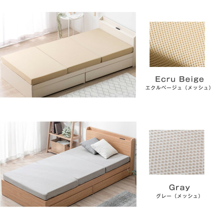 楽天市場】高反発 マットレス2枚付 二段ベッド 高反発マットレス 現役 