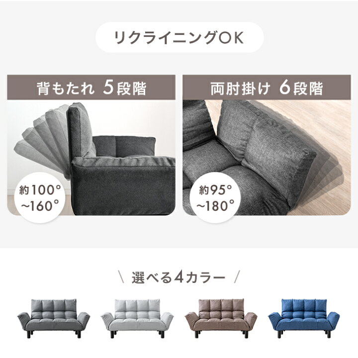 楽天市場】【マラソン限定!5%引クーポン】 背面&肘掛リクライニング 2 