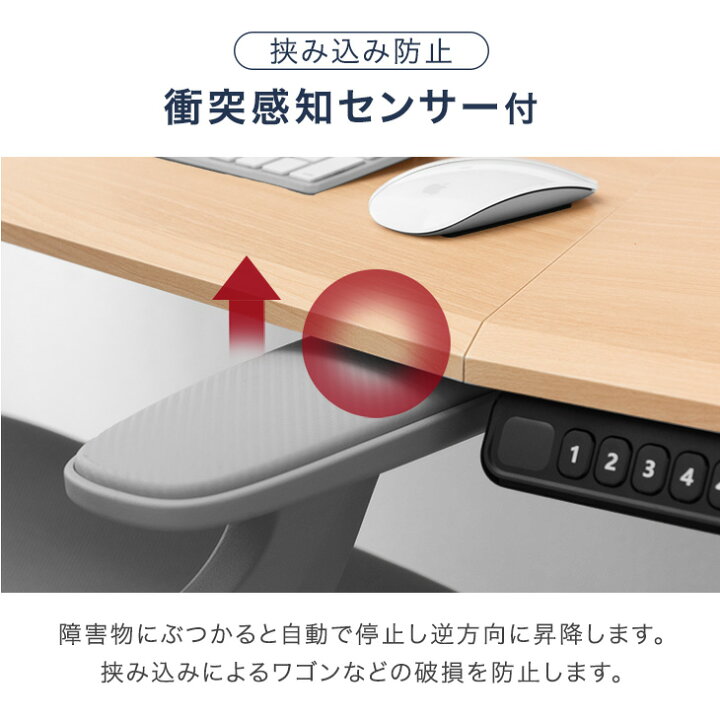 楽天市場】電動昇降デスク 幅 120cm / 140cm / 160cm 高さ70-113cm 耐 