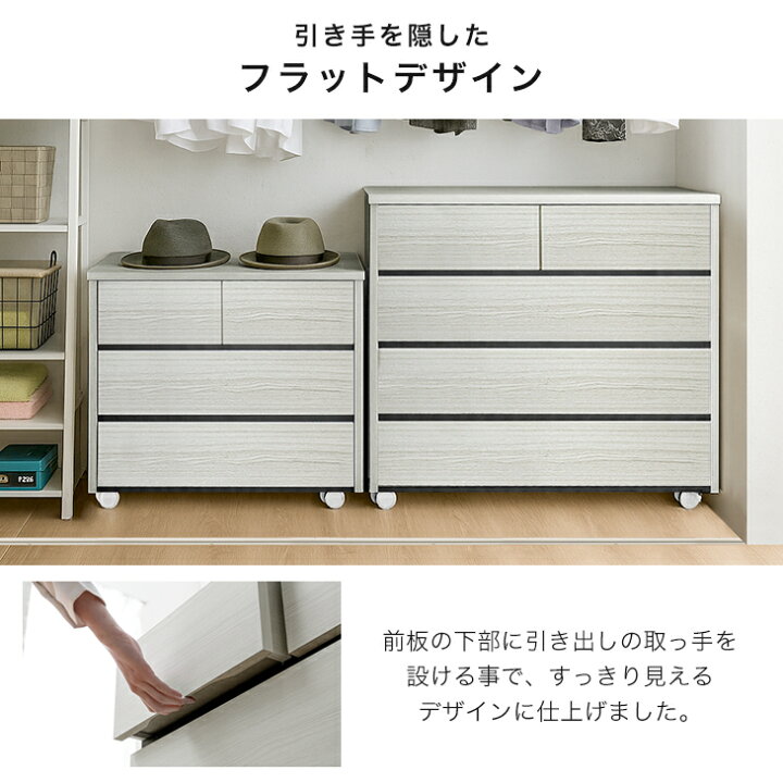 楽天市場】押入れ収納 キャスター付き 国産 完成品 3段 4段 幅60 幅80 