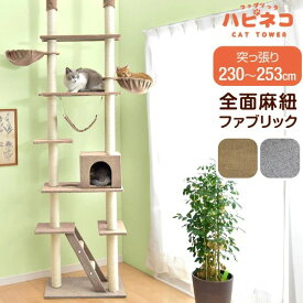 楽天市場 キャットタワー 突っ張りの通販