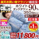★マラソン超目玉★★今夜20時〜4時間全品P10倍★【送料無料】日本製 羽毛布団 シングル ロング 【SEK消臭・抗菌 アレルGプラス&2倍洗浄】高品質 7年保...