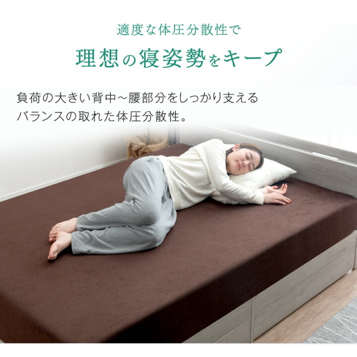 楽天市場】超極厚20cm 「純」高反発(R) マットレス へたりにくい 高  