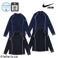 【60％OFFセール】NIKE SWIM ナイキスイム ラッシュガード 長袖 女児 女の子 120 130 140 150 160 170 フ…