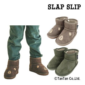 【50％OFFセール】ブーツ クマ柄 恐竜柄 キッズ 男の子 内ボア かわいい 女の子 SLAP SLIP スラップスリップ【G】【2104】【47】