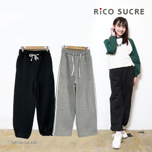 �����O�p���c ���N�уT�C�h���C���X�E�F�b�g�p���c ���̎q �L�b�Y �W���j�A �{�g���X �u���b�N �ۃO���[ 130-165cm RiCO SUCRE ���R�V���N���yG�z�y2403�z�y54�z�yE1�z