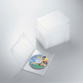 エレコム DVDトールケース(10枚パック・クリア) CCD-DVD03CR