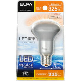 ELPA LED電球ミニレフ形(電球色相当) 4901087196449