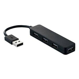 エレコム 【メール便での発送商品】USB2.0ハブ(コンパクトタイプ) U2H-SN4NBBK