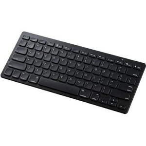 サンワサプライ Bluetoothキーボード SKB-BT25BK iOS対応 ワイヤレスキーボード キーピッチ19mm パンタグラフキースイッチ 英語配列 iPhone/iPad対応 BluetoothVer3.0 持ち運び便利 長時間使用可能 スタイリ