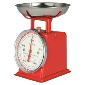 DULTON(ダルトン) ダイエットスケール 100-126(500g レッド) BSK8603 ダイエット スケール 健康 体重 管理 レッド 正確 デザイン 便利 モニター 目盛 軽量 コンパクト 計測 精密 ダイエッター ヘルシー