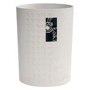 八幡化成 コイキモダン丸型(小)4.5L((WH)ホワイト) VKI0301 コイキモダン 木紛混合ポリプロピレン 天然木 自然にやさしい 家庭用 収納ボックス 小物入れ インテリア おしゃれ 取っ手付き 収納ケ