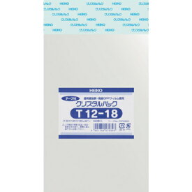 トラスコ中山 HEIKO OPP袋 テープ付き クリスタルパック T12-18 tr-8562724