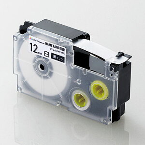 �y���[���ւł̔����z�l�[�������h�p �ėp�e�[�v�J�[�g���b�W �J�V�I XR-12WE �݊��e�[�v �� ������ 8m 12mm�� �G���R�� CTC-CXR12WE