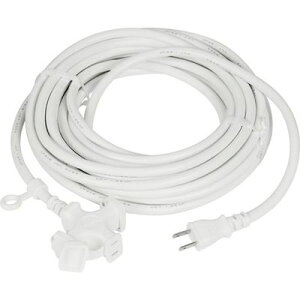 宏和工業 延長コード 15A×20m (KGM119-20 シロ) 4580138481194 安心日本製 防塵キャップ 鉛フリー 15A 20m 室内使用 安全設計 電線仕様 多機能 三口ソケット 日本製 電源延長 電気配線 高品質 耐久性 環