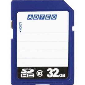 （まとめ）アドテック SDHCメモリカード32GB Class10 インデックスタイプ AD-SDTH32G/10R 1枚【×2セット】 ds-2139096