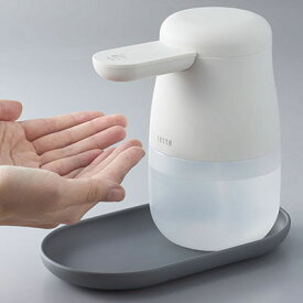 アルコールディスペンサー「テッテ」白 TE500シロ キングジム 4971660775613 自動噴射 赤外線センサー 手指消毒 電池式 残量確認 透明ボトル メッセージパネル 多言語対応 コンパクトサイズ 衛生的 消毒液詰め替え 洗いやすい 約500ml 安心設計 使いやすい 使い捨て 高機能