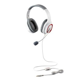 エレコム ヘッドセット オーバーヘッド ゲーミング 両耳 φ3.5mm 4極ミニプラグ PS4 PS5 任天堂スイッチ ホワイト HS-G30WH