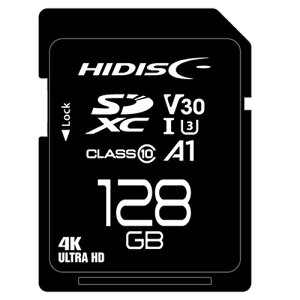 C y[ւł̔izHIDISC SDXCJ[h 128GB CLASS10 UHS-I Speed class3 A1Ή HDSDX128GCL10V30y[ڈF1Tԁz SDXCJ[h  HIDISC V30 Read:90MB/s Write:60MB/s exFAT CPRMΉ ECC@\