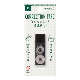 【5個セット】 ミドリ XS 修正テープ 黒 35262006 4902805352628