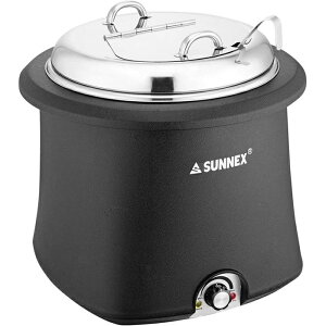 日升五金制品 SX 電気式スープウォーマー E07-1001 ステンレス蓋仕様 10L EBM-8929700 スープウォーマー 電気式 ステンレス蓋 みそ汁 使いやすい 便利 高品質 省スペース 軽量