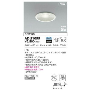 LEDSB`_E RCY~ AD51099 LED _ECg ȃGl Px  Vv Ή Ɩ RpNg ^ ȃXy[X y CeA ItBX rO ze Ǝ{ {H 