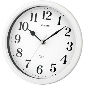 MAG 壁掛時計・置時計2WAYで使えるスタンド付きシンプルクロック MAG置掛両用時計 メイ (ホワイト) W-764WH-Z