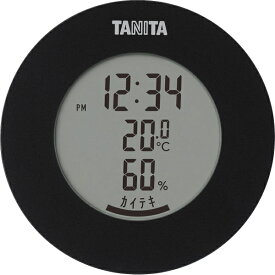 タニタ デジタル温湿度計 ブラック TT-585-BK【納期目安：1週間】
