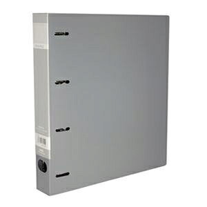 (まとめ)セキセイ ロックリングファイルA4S 4穴 F-534 グレー【×10セット】 ds-2377574 セキセイ ロックリングファイル A4S グレー ×10セット