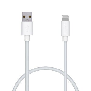 y[ւł̔iziPhoneP[u CgjOP[u 50cm iPod [d GR MPA-UAL05WH