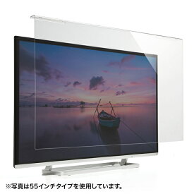 【あす楽】サンワサプライ 液晶テレビ保護フィルター(65インチ) CRT-650WHG