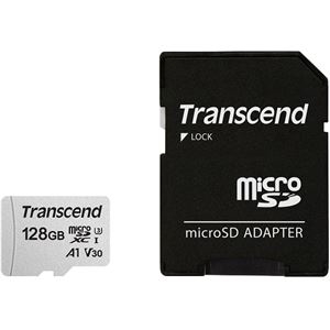 【送料無料】 トランセンドジャパン 128GB UHS-I U3A1 microSDXCカード with Adapter TLC TS128GUSD300S-A ds-2408708