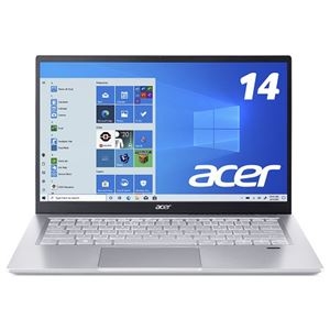 送料無料 上質で快適 Acer SF314-511P-N56V Core i5-1135G7 16GB 512GBSSD 光学ドライブ無し Pro ピュアシルバー 64bit 10 Windows 【送料無料（一部地域を除く）】 14.0型 ds-2419269 Officeなし