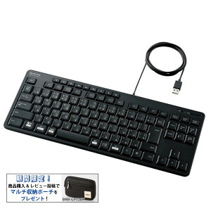 �L�[�{�[�h �L�� USB�ڑ� �e���L�[���X �É� �R�� �u���b�N�y���r���[���e�Ń|�[�`�v���[���g!�z �G���R�� TK-FCM113SKBK