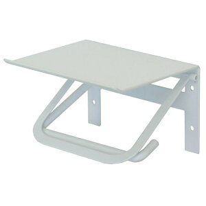 MOJYU(モジュ) アイアントイレットペーパーホルダー【Abel(アベル)】シングル(ホワイト) PH-002 アイアン インテリア ペーパーホルダー 転落防止 耐久性 コンパクト 取り付け デザイン 粉体塗装