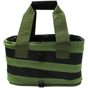 WIZ’A スプリングバッグ スクエア型 35cm 容積約12L アークランズ WZ-35SQG 12L 撥水加工 3kg ポリエステル ポリプロピレン ワイヤー鋼鉄線 プラスチック 収納 仕様 底板付き 小物収納 コンパクト