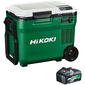 HiKOKI（日立工機） 18V コードレス冷温庫 容量18L 3電源対応 蓄電池1個付き アグレッシブグリーン [KH10] UL18DC(WM)
