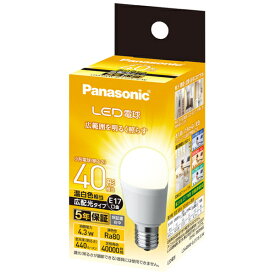 パナソニック LED電球 LDA4WWGE17ESW【納期目安：2週間】