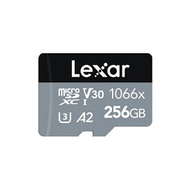 レキサー・メディア microSDXCカード 256GB 1066x UHS-I U3 V30 A2 LMS1066256G-BNANJ