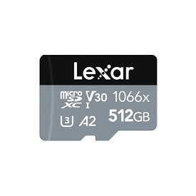 レキサー・メディア microSDXCカード 512GB 1066x UHS-I U3 V30 A2 LMS1066512G-BNANJ